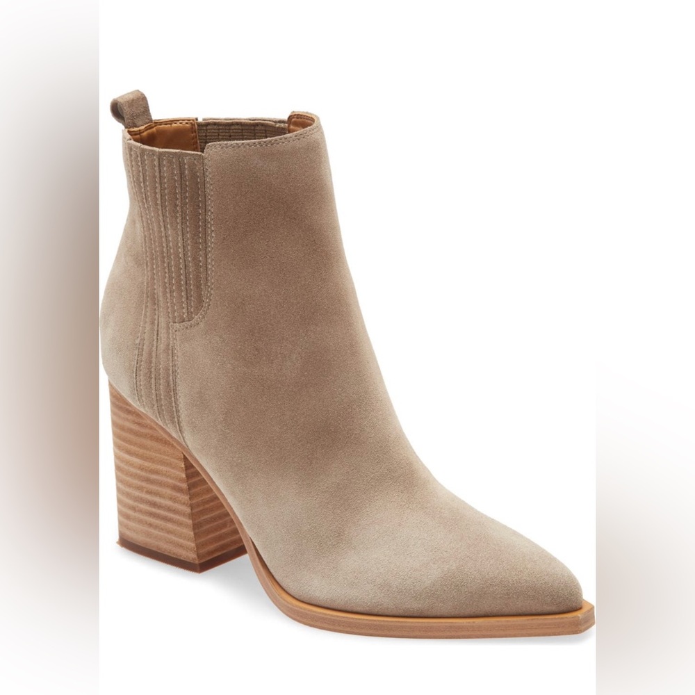 Marc Fisher Ltd Oshay Pointed Toe Bootie In Cloud… - image 1